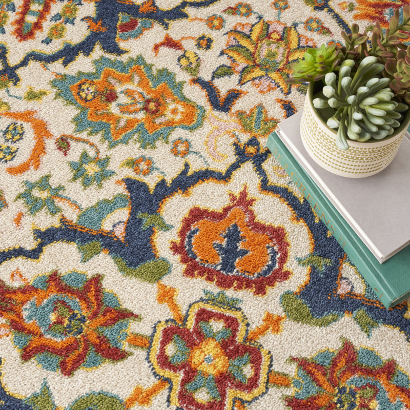 Whitingham Oriental Indoor Rug, Round 4'