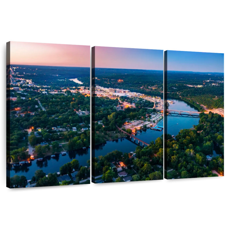 Downtown Branson Missouri, 48" H x 74" W
