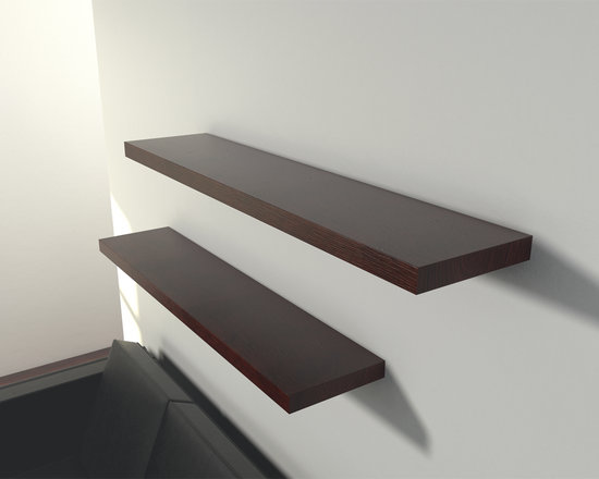 Square Free Floating Shelf Bracket 15 Inch, 1.25" H x 1.25" W x 15" D