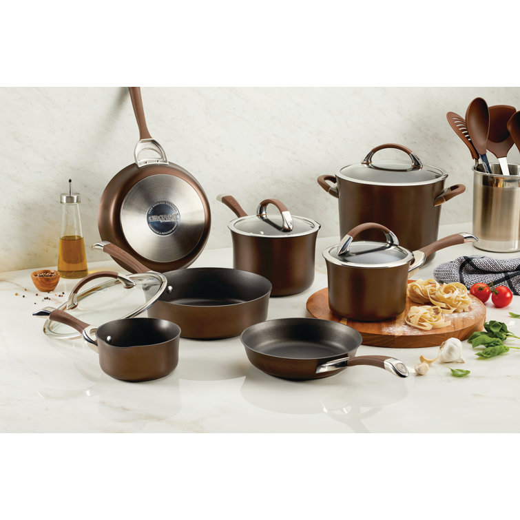 Circulon 3-Piece Symmetry 10-in Aluminum Cookware Set with Lid(s) Included  in the Cooking Pans & Skillets department at
