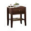 Ensemble de lit grand 5 pièces avec commode, commode, bois sablé à la main Finn