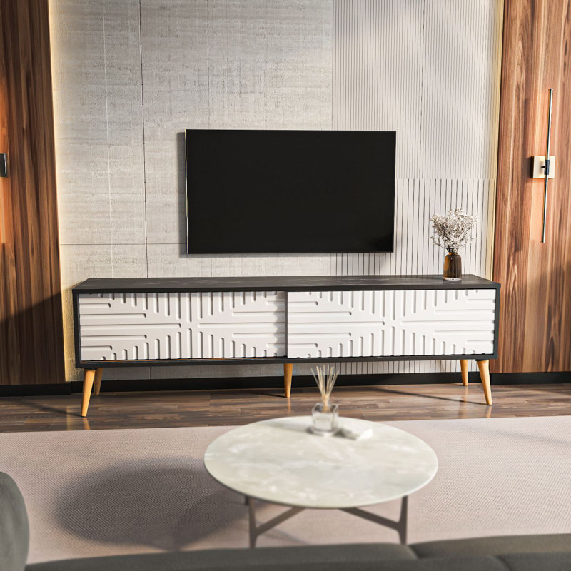 Meuble télé, Blanc