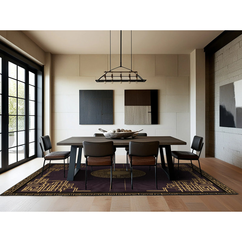 Luxe Flourish Rug, Rectangle 8' x 12'