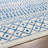 Bernhard Global Blue/Ivory Area Rug-1145411075