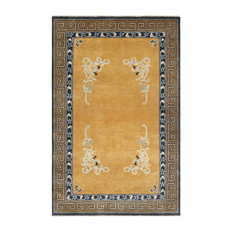 One-of-a-Kind 4'1x6'2 Hand Knotted Area Rug
