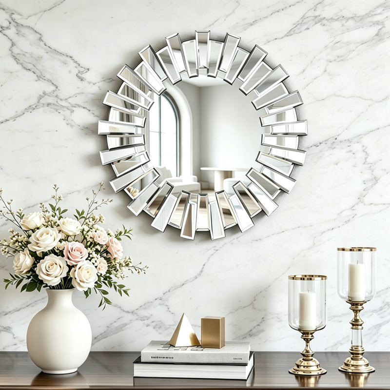 Mirrored Round Mirror