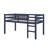 Twin Loft Bed With Guardrails And Ladder-721587309