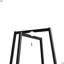 Ensemble de 2 tabourets de bar rotatifs à 360 ° avec tabourets de bar avec coussins en cuir et supports en fer, convenant à divers endroits tels que les cuisines, les restaurants, les bureaux, etc.-1473169462