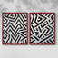 ABSTRACT Series XLIX - Impression encadrée de qualité supérieure - prête à être accrochée - aucun clou requis - aucun clou requis-1677181605-1677181600
