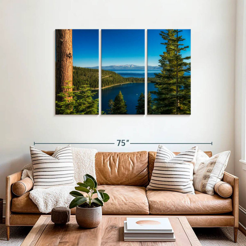Alvord Scenic Emerald Bay, H 36 po x l 57 po