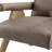 Tiberias Ophelia Vegan Leather Arm Chair-1749347819
