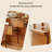 70.87"Simple brown solid wood dining sideboard for wall storage