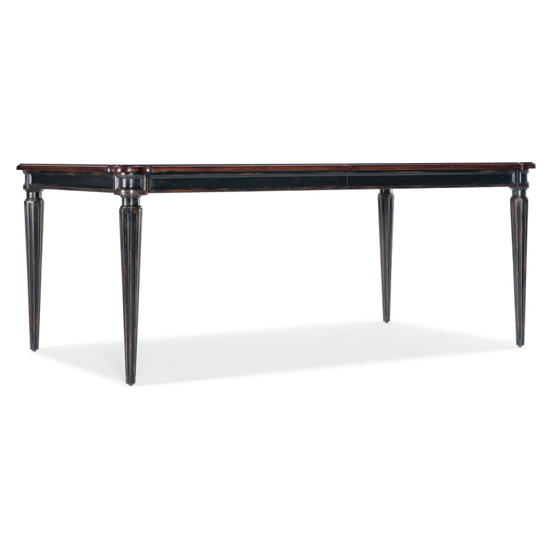 Charleston Black Cherry Extendable Rectangular Dining Table