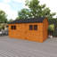 Tiger Solid Wood Shiplap Apex Garden Shed-121735812