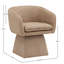 Jonie Upholstered Swivel Chair, Camel-1556702324