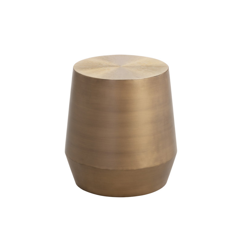 Ferrous End Table, Gold