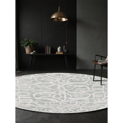 Tapis gris lavable à la machine