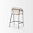 Burkeen Upholstered Counter Stool with Metal Frame-1872652698-1872652696