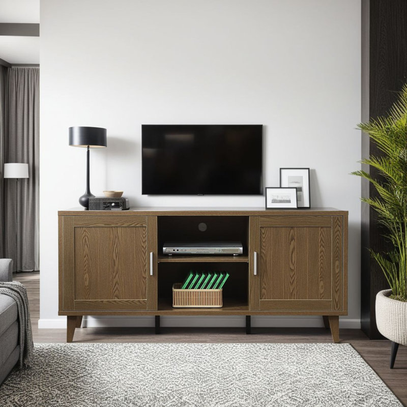 Meuble télé 60 po Modern pour téléviseur de 65 po ou moins