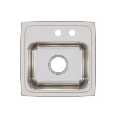 Évier de cuisine encastré Lustertone L 15 po x l 15 po