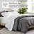 Ensemble de housse de couette en microfibre 3 pièces Grid-70916106