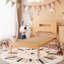 Cadre de lit en bois massif Gerrita - Simple TG-108793951-123429889