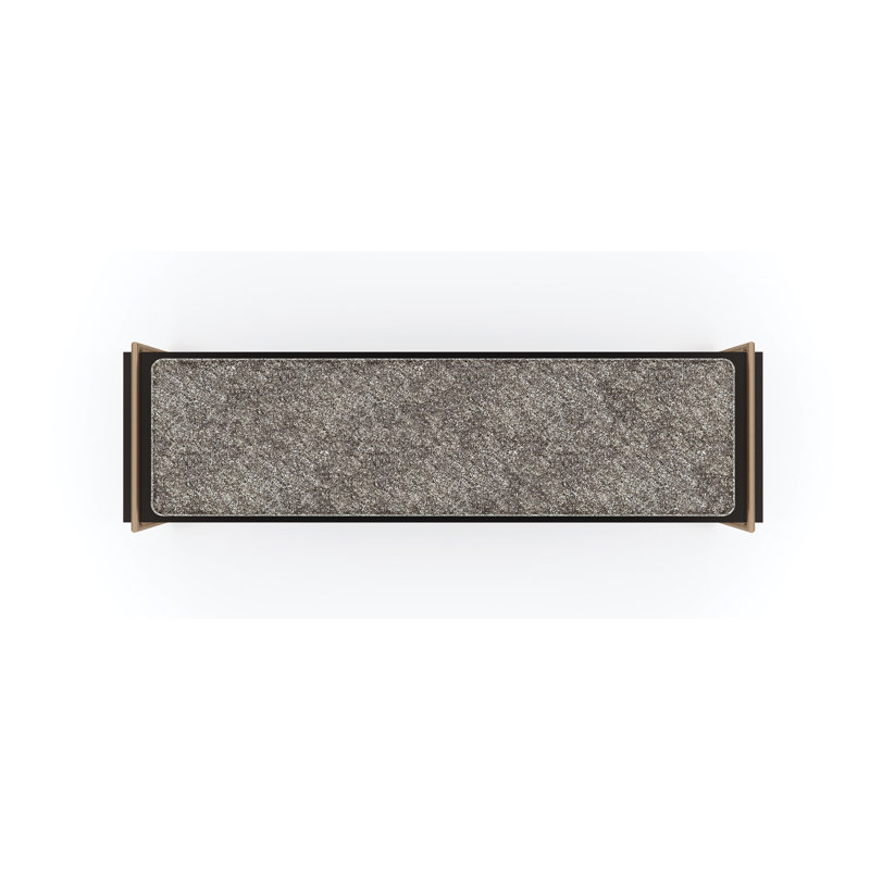 Caracole Classic Velvet Upholstered Bench