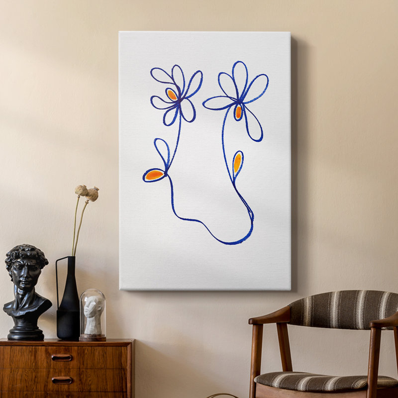 Wobblement Blooms IV - galerie sur mesure, H 36 po x l 24 po