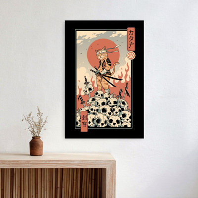 Catana Assassin Traditional Abstract Contemporary Cat Landscape Nature Wall Art Print 1 Piece Wrapped Canvas Wall Art