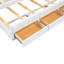 Lit plat avec tiroirs et prises USB