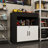 2 Door Garage Cabinet With Lock