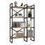Heloise 138cm H x 87.5cm W Iron Etagere Bookcase