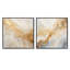 Monroe - Ensemble de 2 collages carrés abstraits en marbre-101857417-101857416