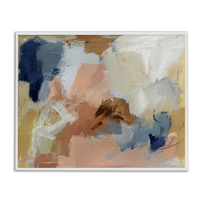 «Rustic Neutrals», art de la giclée encadrée par Victoria Barnes, Giclée encadrée blanc bord de mer, H 24 po x l 30 po