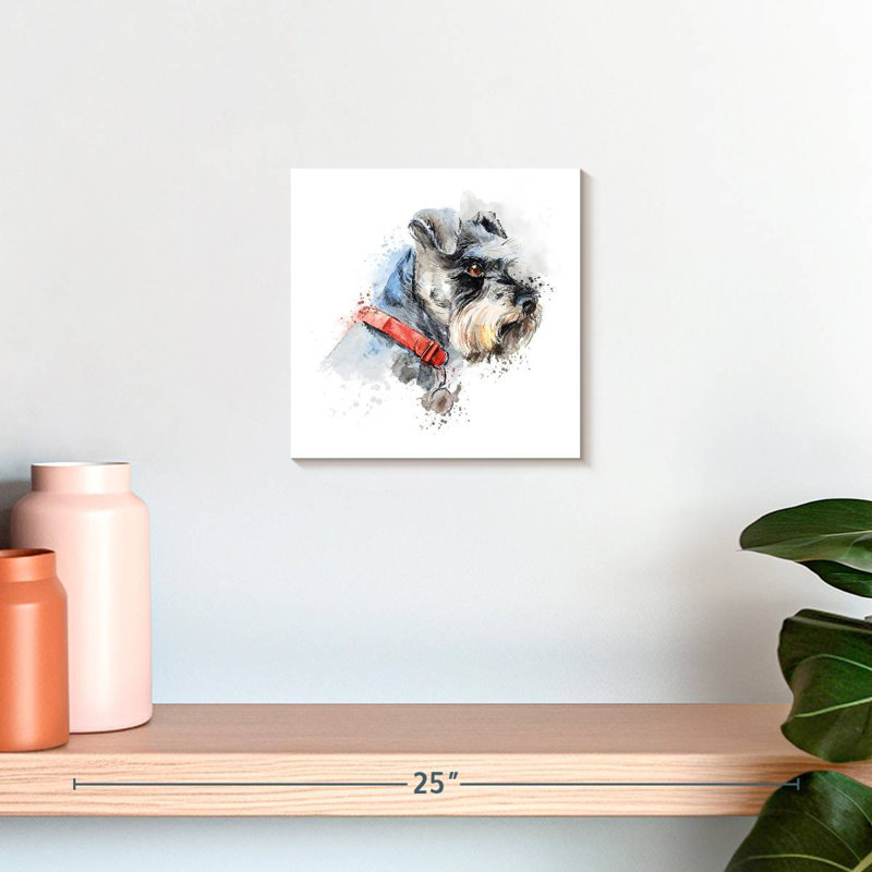 Crowle Schnauzer Splash, H 10 po x l 10 po