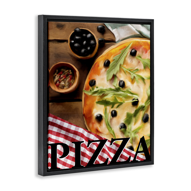 Cadre flottant Flavourful Traditional, design par Kim Allen, Cadre flottant noir de jais, H 31 po x l 25 po