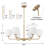 6-light Glass Globe Classic / Traditional Chandelier-768917413