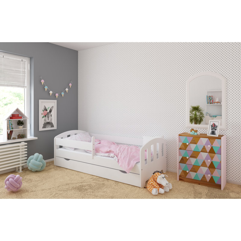 Damon Convertible Toddler Bed with Drawer