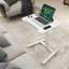 Table pliable pour ordinateur portable avec bouchons - roulettes inclinables à 90 °-1708028912