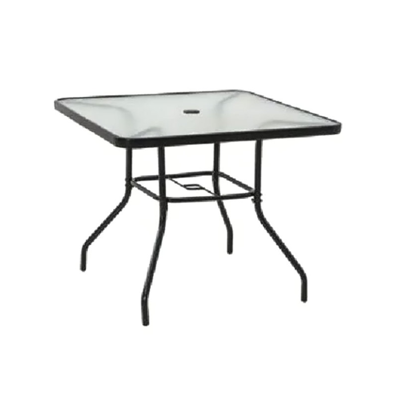 Giovannina Square Metal Outdoor Dining Table , 35'' in. W 35'' in. D