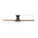 52'' Smart Solid Wood Ceiling Fan With Remote, Light Kit IncludedWorks With Google Assistant And Amazon Alexa,Siri Shortcut.