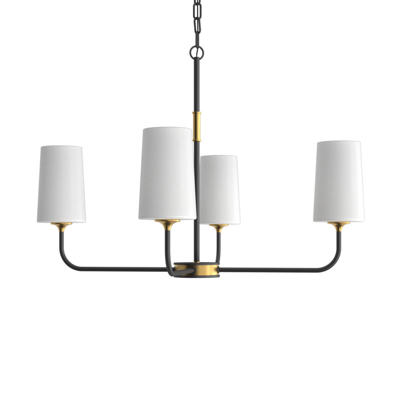 4 - Light Dimmable Classic / Traditional Chandelier, 96.5" H x 29" W x 29" D