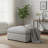 Jenny Plush Polyester 40 In. Square Ottoman