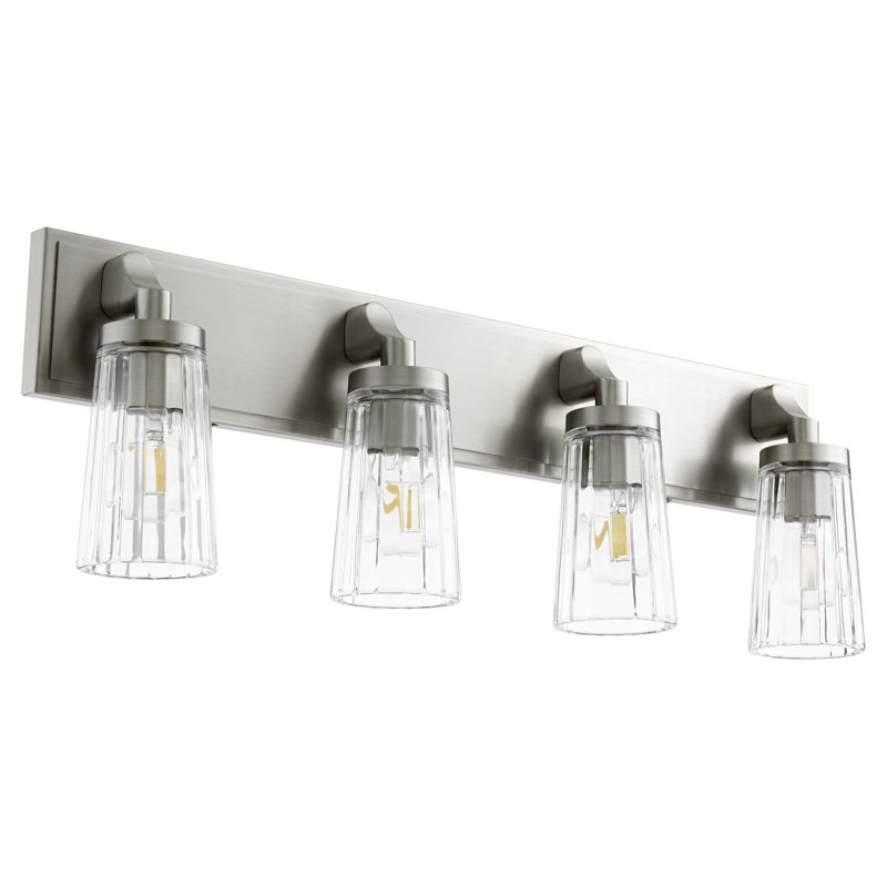 Nenita 4 - Light Dimmable Vanity Light, Satin Nickel
