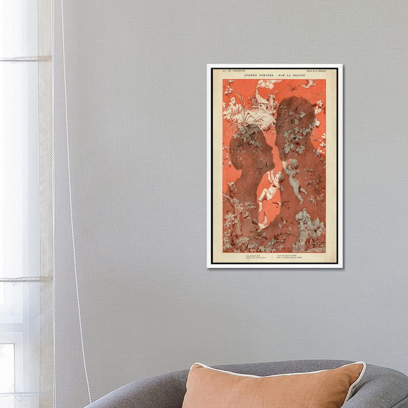 1925 La Vie Parisienne Magazine Plate by The Advertising Archives - Gallery-Wrapped Canvas Giclée on Canvas, White Framed