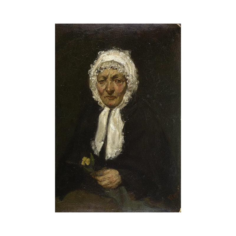 La Mère Gérard, reproduction d'art sur toile tendue, 48 po x 32 po, Toile tendue avec châssis, Sans cadre