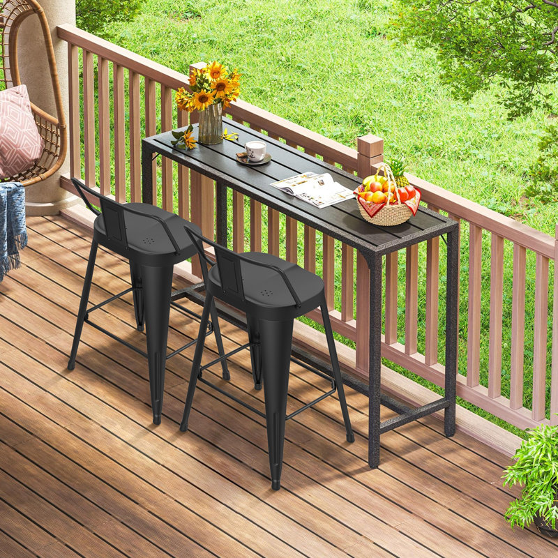 Tabouret de bar en métal, 26"