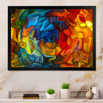 Rêvant de vitrail Ii - reproduction d'art sur toile