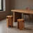 Solid Wood Stools Can Be Stacked For Household Use. Thick Wooden Stools Are Suitable For Living Rooms, Bedrooms, And Balconies-466355269