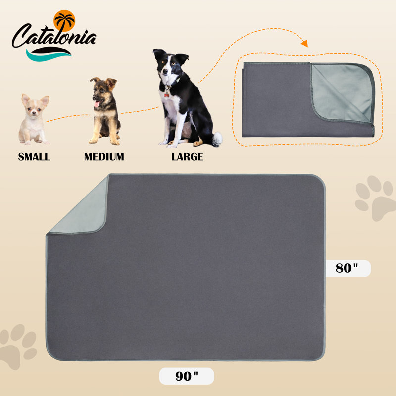 Queen Size Light Gray and Dark Gray Reversible Fleece Blanket
